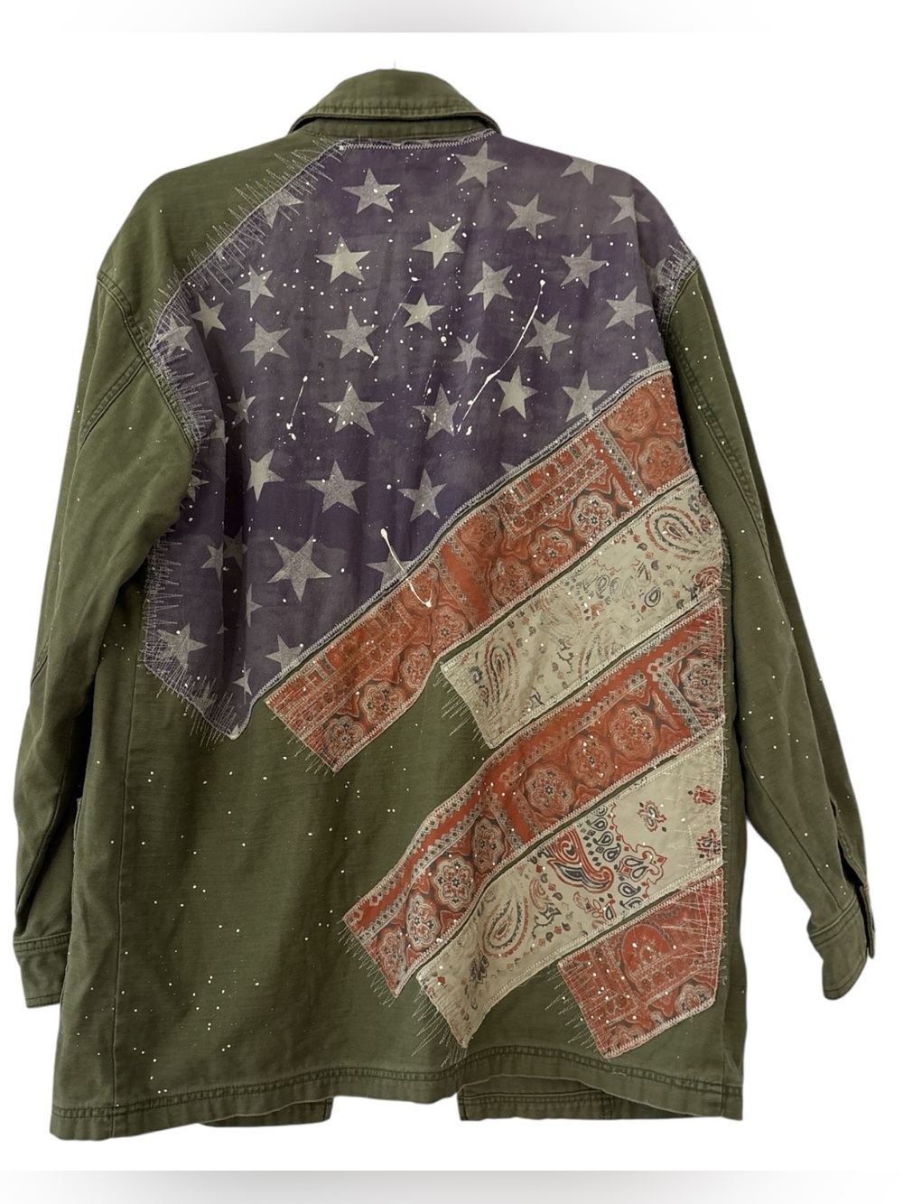 We the Free By Free People Spruce Military Shirt Jacket Army Green Extra Small - Picture 5 of 6